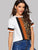 Cut-and-Sew Leopard Panel Top