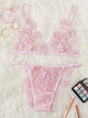 Appliques Tanga Lingerie Set