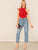 Ruffle Trim Halter Bodysuit
