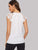 V Cut Neck Guipure Lace Raglan Sleeve Blouse
