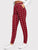 Wide Waist Slant Pocket Grid Pants
