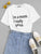 Letter Print Short Sleeve Tee