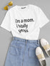 Letter Print Short Sleeve Tee