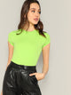 Solid Form Fitting Tee