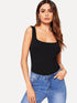 Rib-knit Tank Top