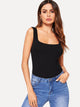 Rib-knit Tank Top