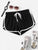 Drawstring Waist Dolphin Hem Shorts