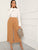 Pleated Panel Wide Leg Pants