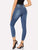 Ripped Frayed Hem Ankle Jeggings