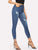 Ripped Frayed Hem Ankle Jeggings