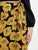 Knot Waist Contrast Stitch Trim Floral Wrap Skirt