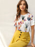 Floral Print Tee