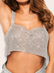 Rhinestone Crop Cami Top