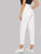 Ruffle Waist Solid Crop Jeans