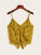 Calico Print Knot Back Cami Top