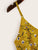 Calico Print Knot Back Cami Top