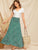 Dalmatian Print Wrap Skirt