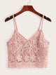 Zip Back Scallop Hem Cami Top