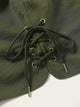 Lace-up Elastic Waist Shorts