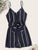 Striped Belted Playsuit
