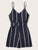 Striped Belted Playsuit