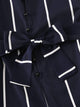 Striped Belted Playsuit
