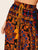 Floral Scarf Print Slit Skirt