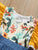 Toddler Girls Contrast Denim Floral Print Babydoll Dress