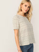 Bow Back Heart Print Top