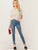 Bow Back Heart Print Top
