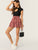 Open Front Mock-neck Bodysuit
