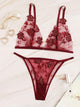 Appliques Tanga Lingerie Set