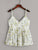 Floral Print Pleated Cami Top