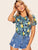 Tropical and Pineapple Print Tee