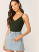 Rib Knit Crop Cami Top