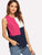 Cut and Sew Keyhole Back Top