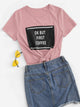 Letter Print Tee
