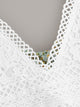 Contrast Lace Calico Print Cami Top
