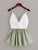 Contrast Lace Calico Print Cami Top