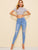 Ripped Light Bleach Dye Skinny Jeans