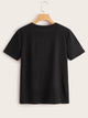 Perfume And Floral Print Tee