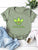 Letter And Cartoon Print Tee