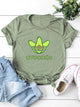 Letter And Cartoon Print Tee