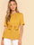 SHEIN Neon Lime Keyhole Back Belted Top