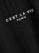 Slogan Print Short Sleeve Tee
