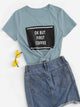 Letter Print Tee
