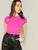 Solid Form Fitting Tee