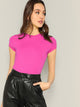 Solid Form Fitting Tee