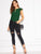 V-cut Neck Layer Cuff Keyhole Back Blouse