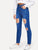 Contrast Stitch Ripped Jeans